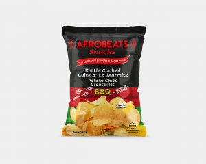 Afrobeats Snacks BBQ Kettle Chips 130G