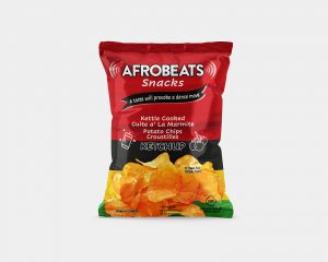 Afrobeats Snacks Ketchup Kettle Chips 130G